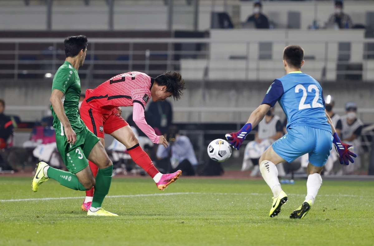 Vòng loại World Cup 2022: Son Heung Min "vô duyên", Hàn Quốc vẫn thắng đậm Turkmenistan