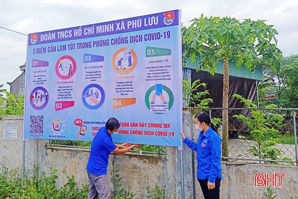 Nâng cấp độ phòng, chống Covid-19 trong chiến dịch tình nguyện hè tại Hà Tĩnh 