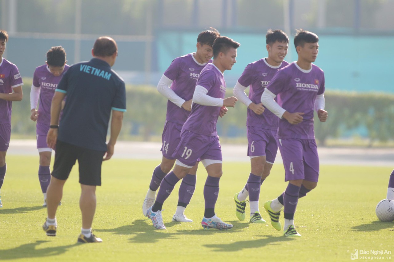 Trọng Hoàng, Văn Đức cùng dàn sao tuyển Việt Nam thoải mái trước trận Indonesia