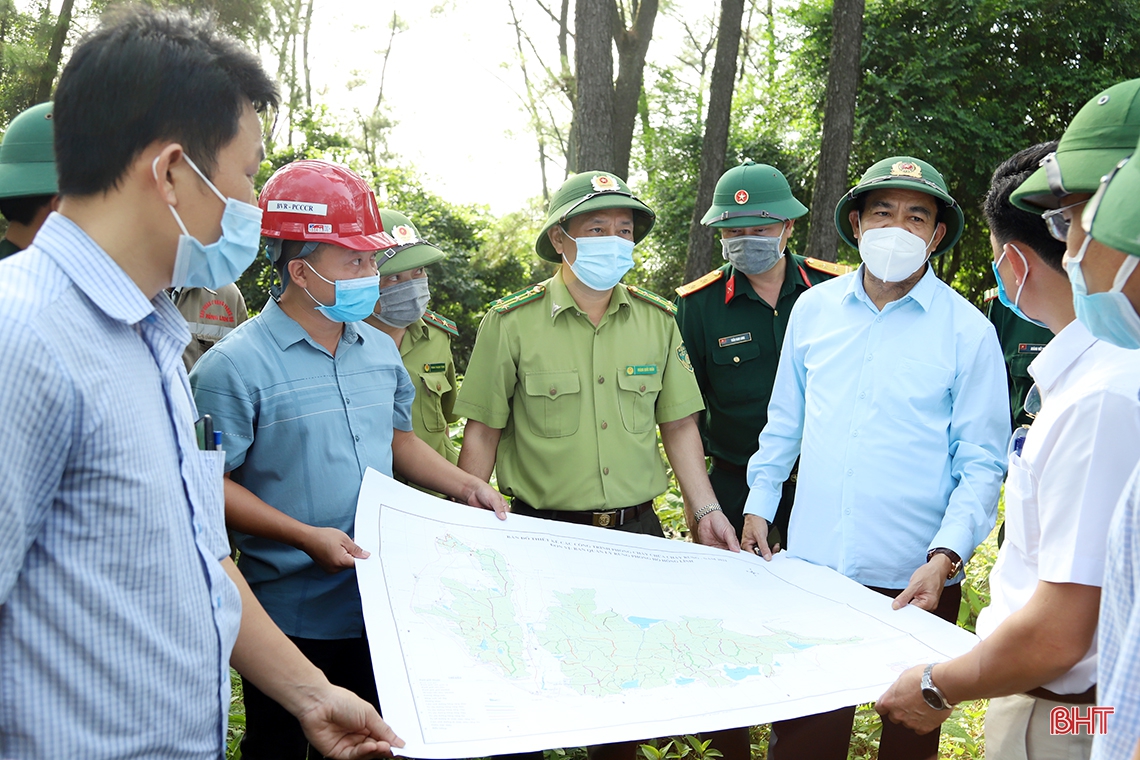 Chủ tịch UBND tỉnh Hà Tĩnh: Phải luôn chủ động “4 tại chỗ” trong phòng cháy, chữa cháy rừng