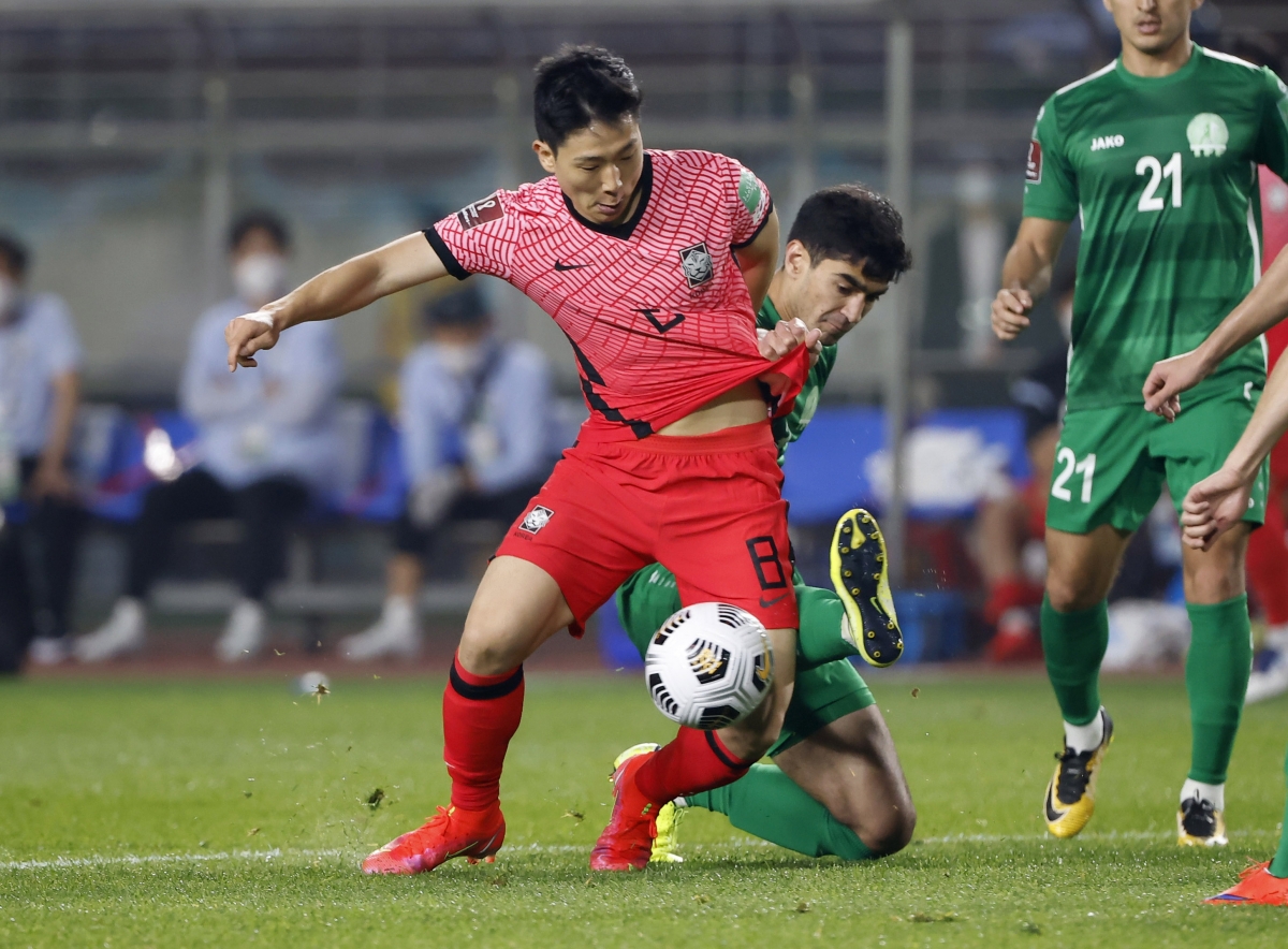 Vòng loại World Cup 2022: Son Heung Min "vô duyên", Hàn Quốc vẫn thắng đậm Turkmenistan