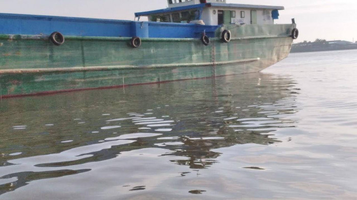 Sà lan tông hàng loạt nhà bè, 10 tấn cá thoát ra sông Tiền