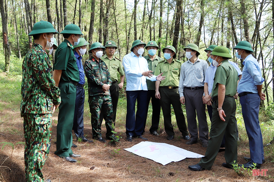 Chủ tịch UBND tỉnh Hà Tĩnh: Phải luôn chủ động “4 tại chỗ” trong phòng cháy, chữa cháy rừng