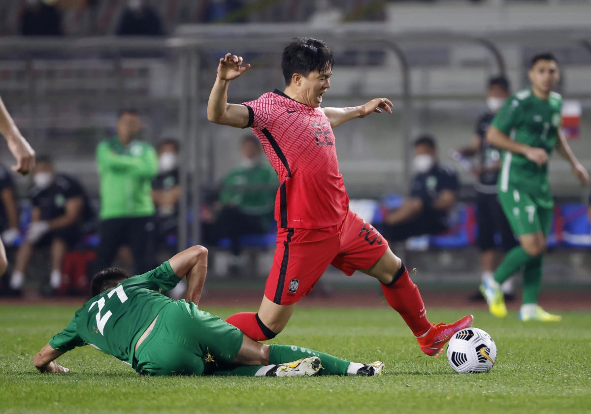 Vòng loại World Cup 2022: Son Heung Min "vô duyên", Hàn Quốc vẫn thắng đậm Turkmenistan