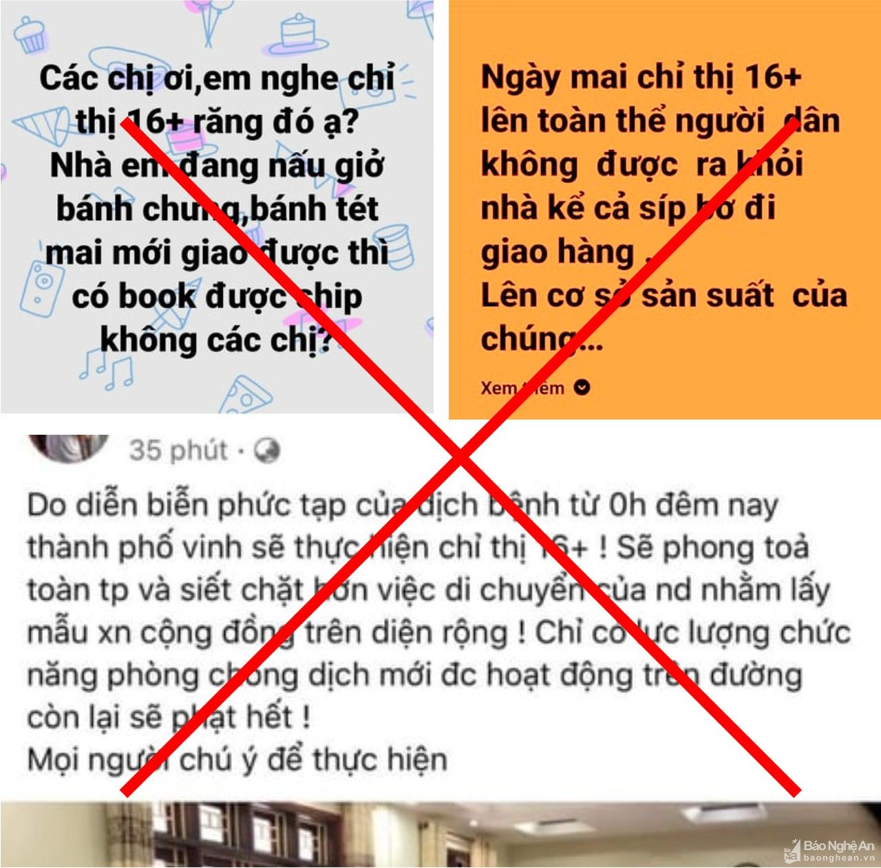 Người dân TP. Vinh nháo nhào mua hàng do tin đồn thất thiệt 