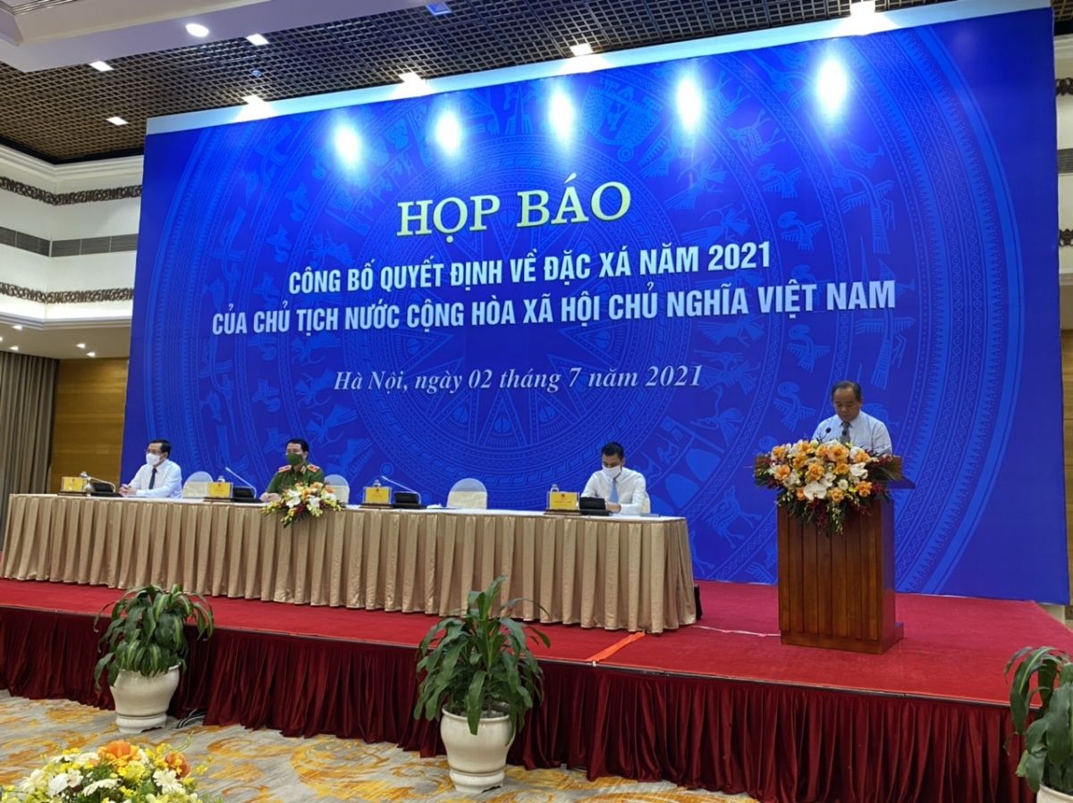 Công bố quyết định về đặc xá dịp Quốc khánh năm 2021