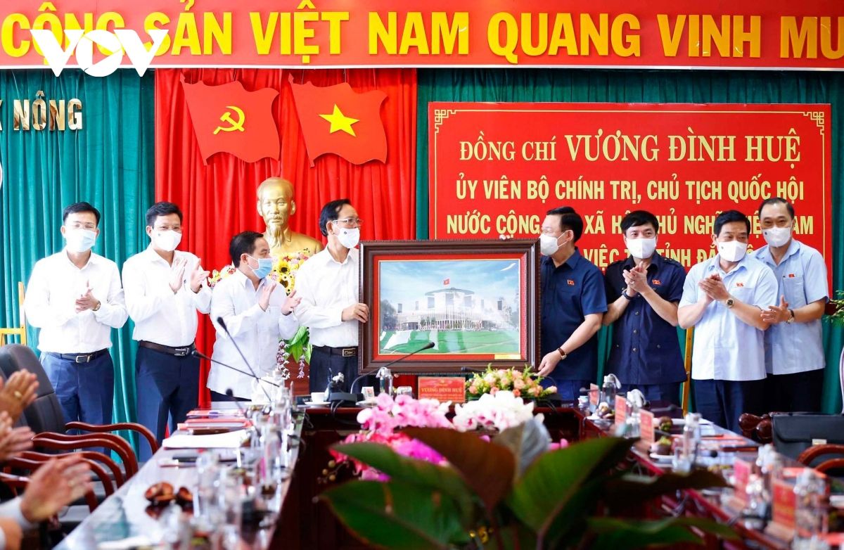 Chủ tịch Quốc hội: Đắk Nông cần phải quyết định bứt phá bằng chính nội lực của mình