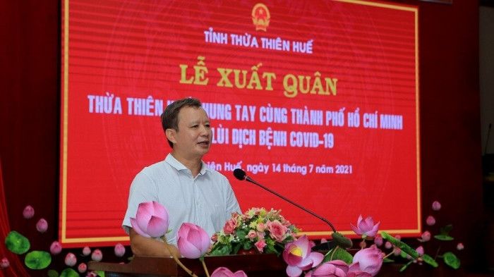 127 cán bộ y tế Thừa Thiên Huế lên đường vào TP. Hồ Chí Minh chống dịch