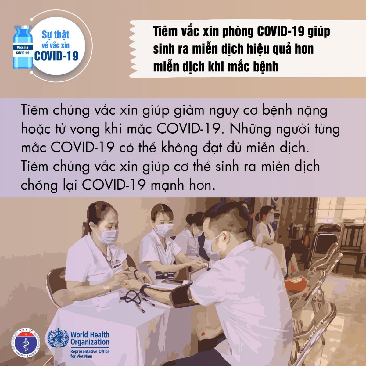 WHO giải mã những thắc mắc về vaccine COVID-19