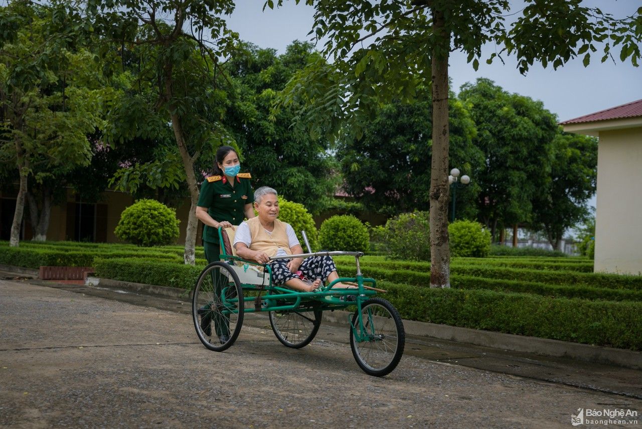 Niềm vui bình dị của các thương, bệnh binh nặng Nghệ An