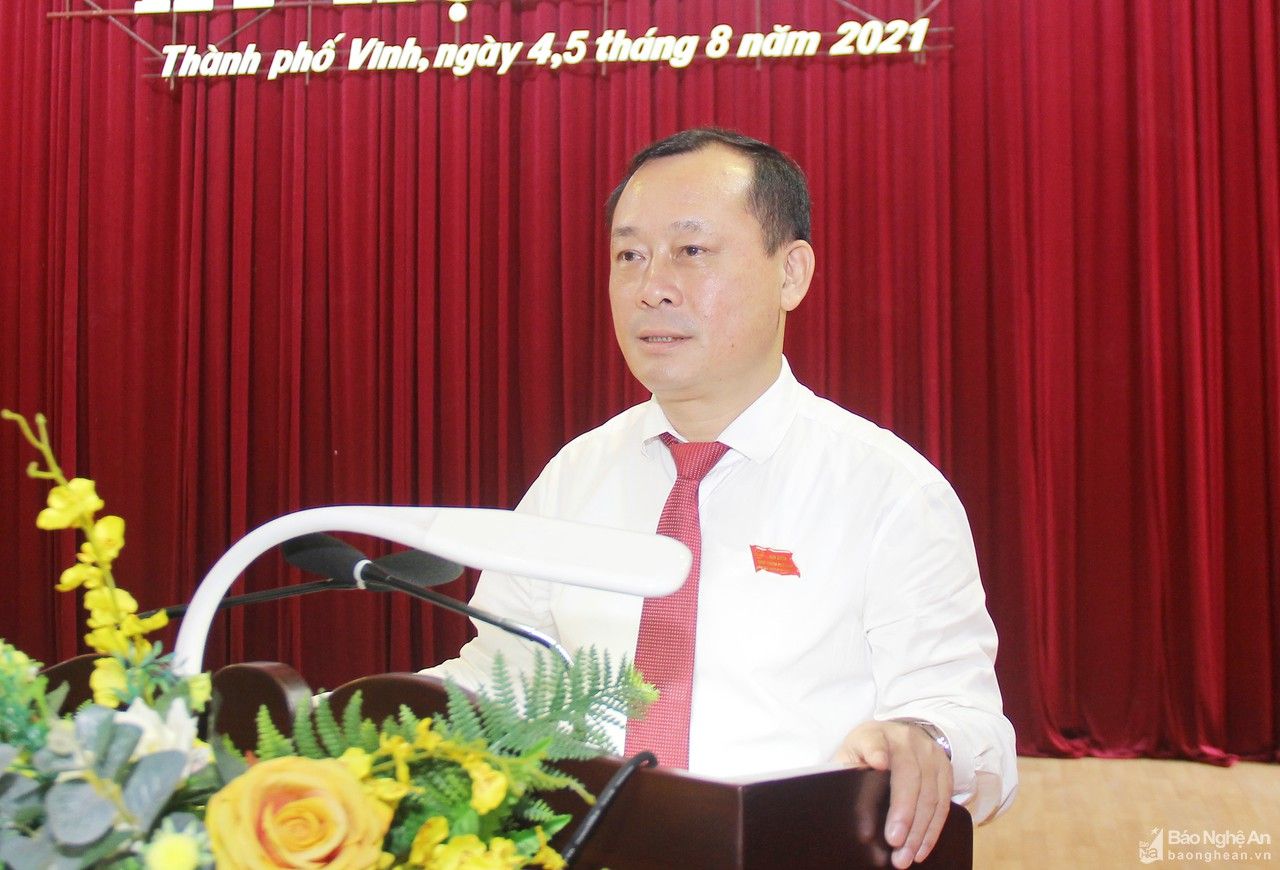 HĐND thành phố Vinh khai mạc Kỳ họp thứ hai, nhiệm kỳ 2021 - 2026