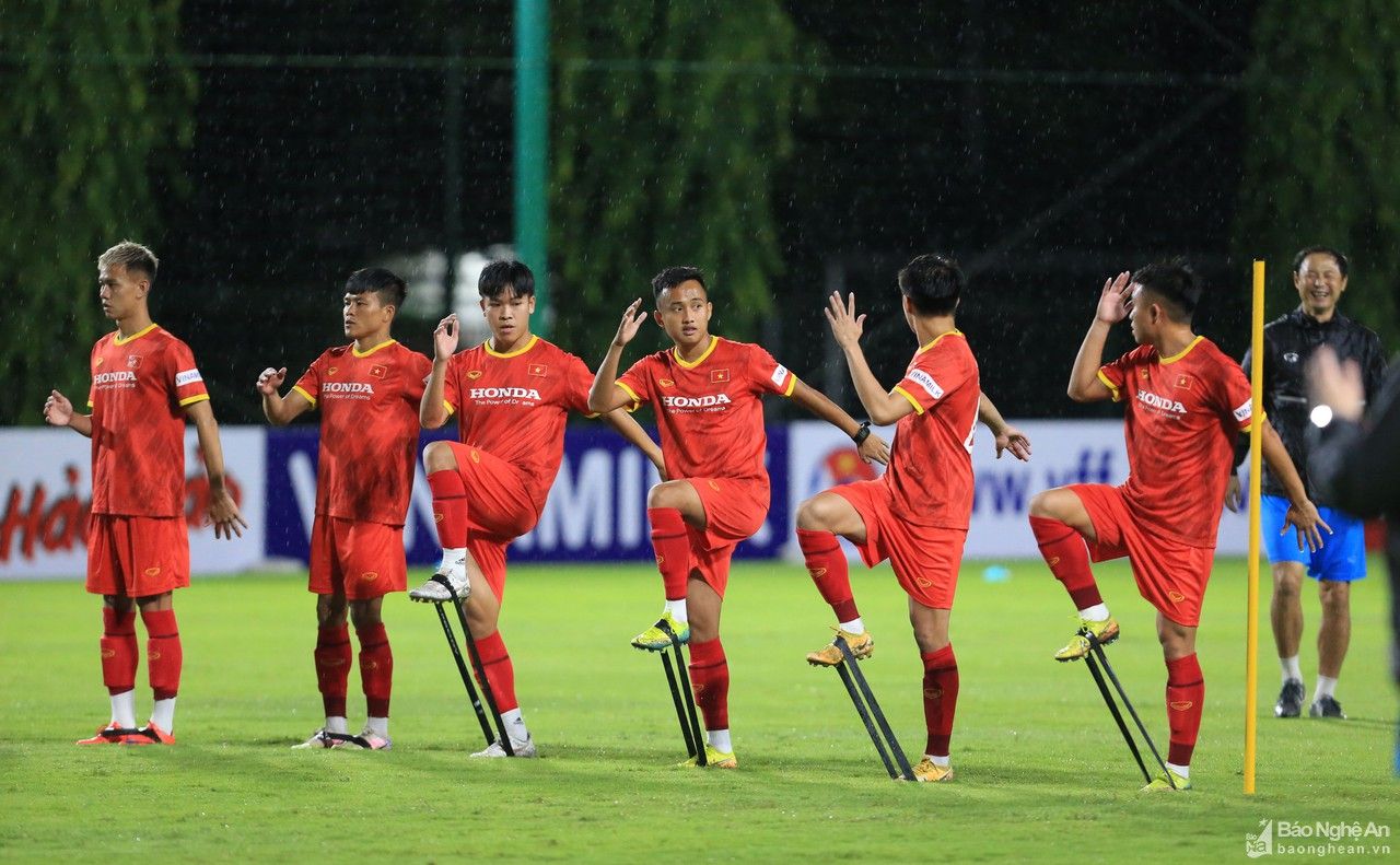 Hai cầu thủ trẻ SLNA sẵn sàng hướng tới Vòng loại U23 châu Á 2022