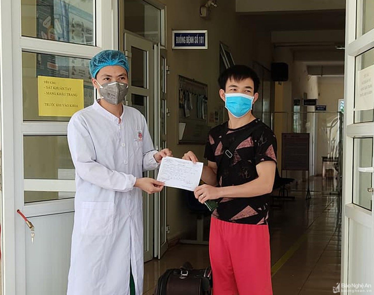 Bệnh nhân tái dương tính Covid -19 ở Nghĩa Đàn được ra viện