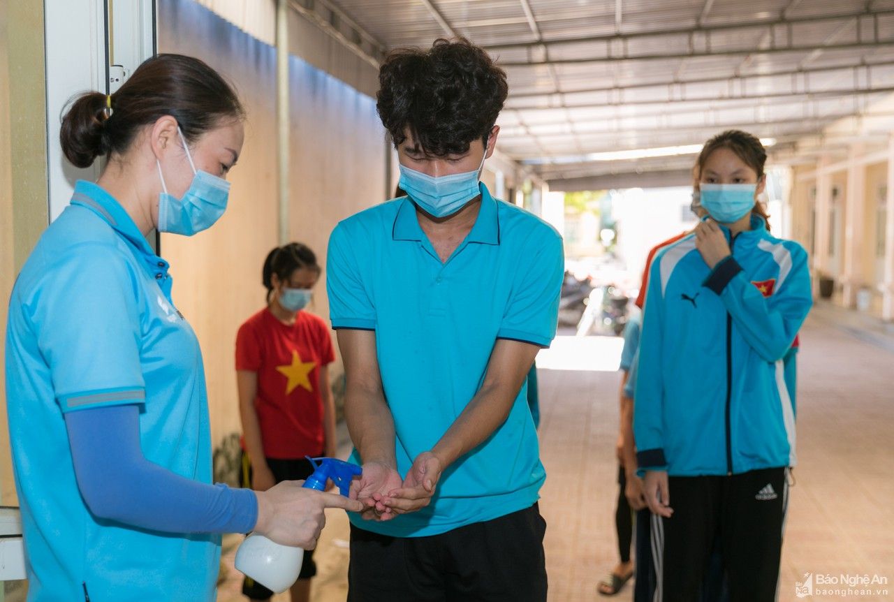 Nghệ An: Đảm bảo an toàn cho VĐV tập luyện trước tình hình dịch bệnh phức tạp