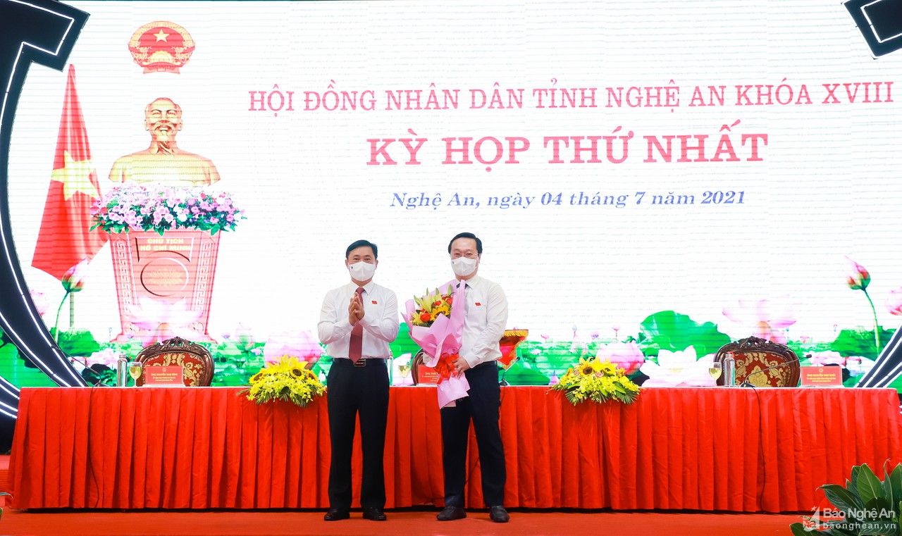 Phê chuẩn lãnh đạo HĐND, UBND tỉnh Nghệ An nhiệm kỳ 2021 - 2026