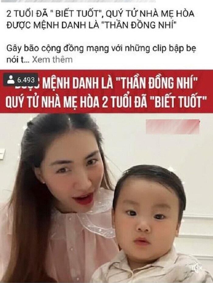 Quý tử nhà ca sĩ Hòa Minzy được ca ngợi, cô run người sợ!