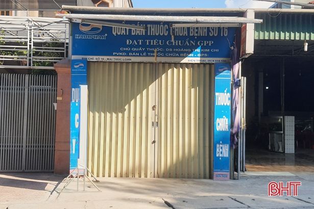 Hà Tĩnh kiên quyết xử lý các cơ sở bán lẻ thuốc vi phạm quy định phòng, chống dịch COVID-19