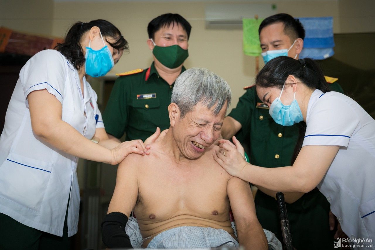Niềm vui bình dị của các thương, bệnh binh nặng Nghệ An