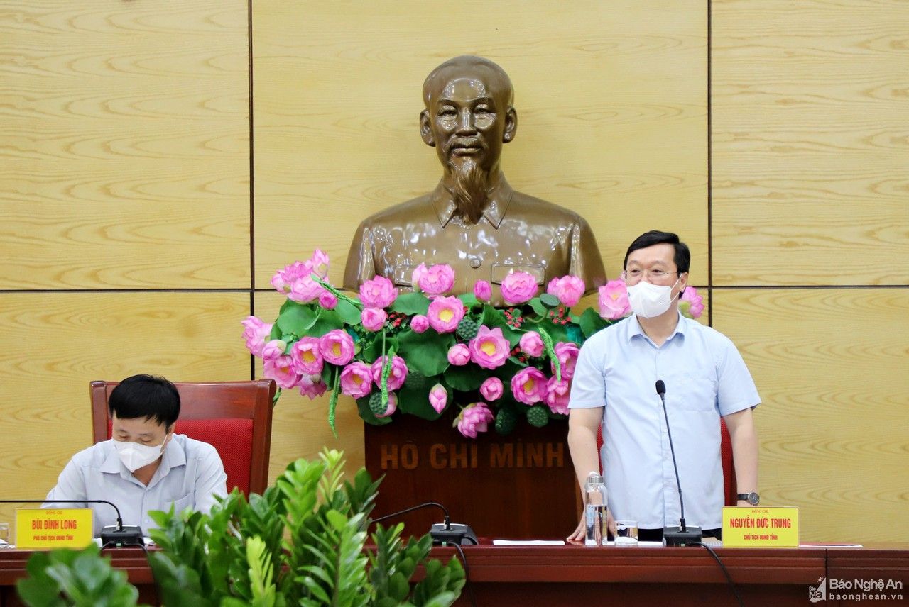 Nghệ An thành lập Trung tâm Chỉ huy phòng, chống dịch Covid-19 tỉnh