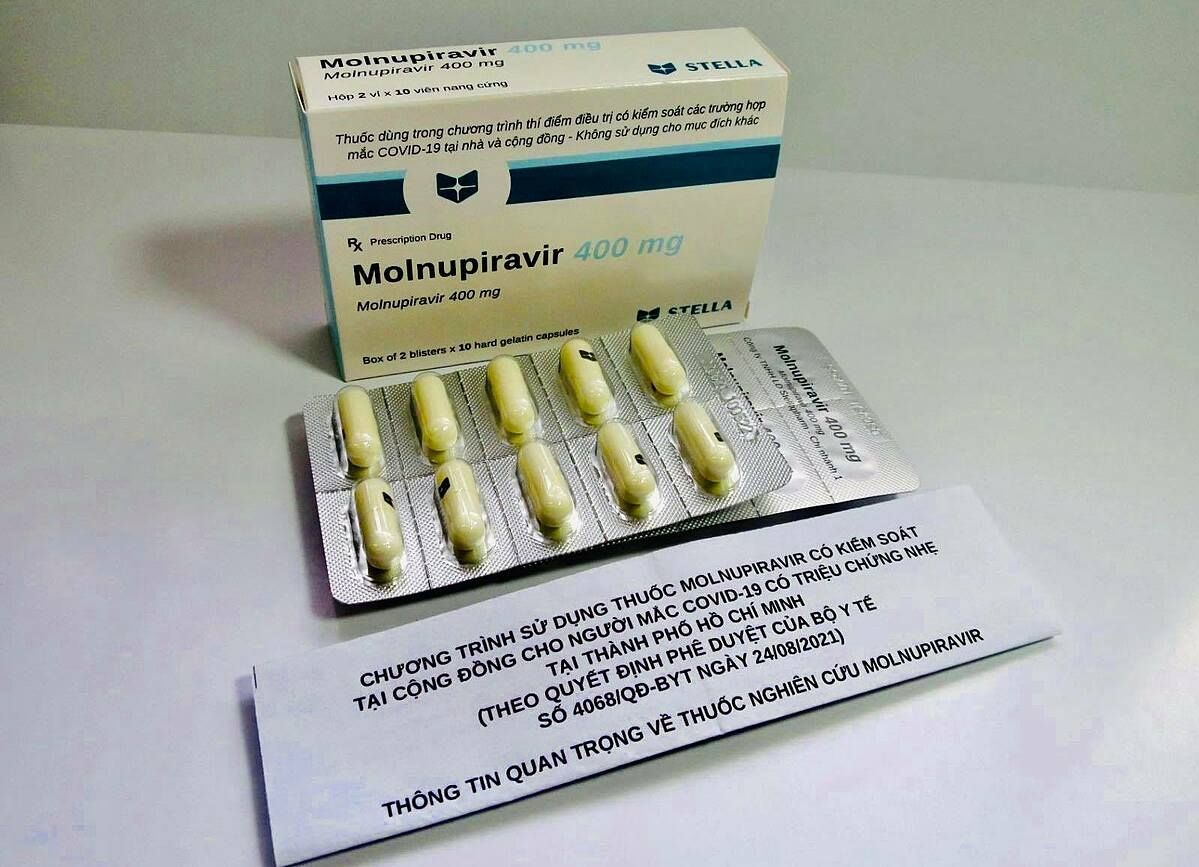 Bộ Y tế đưa thuốc kháng virus Molnupiravir đưa vào điều trị F0 tại nhà từ ngày 27/8