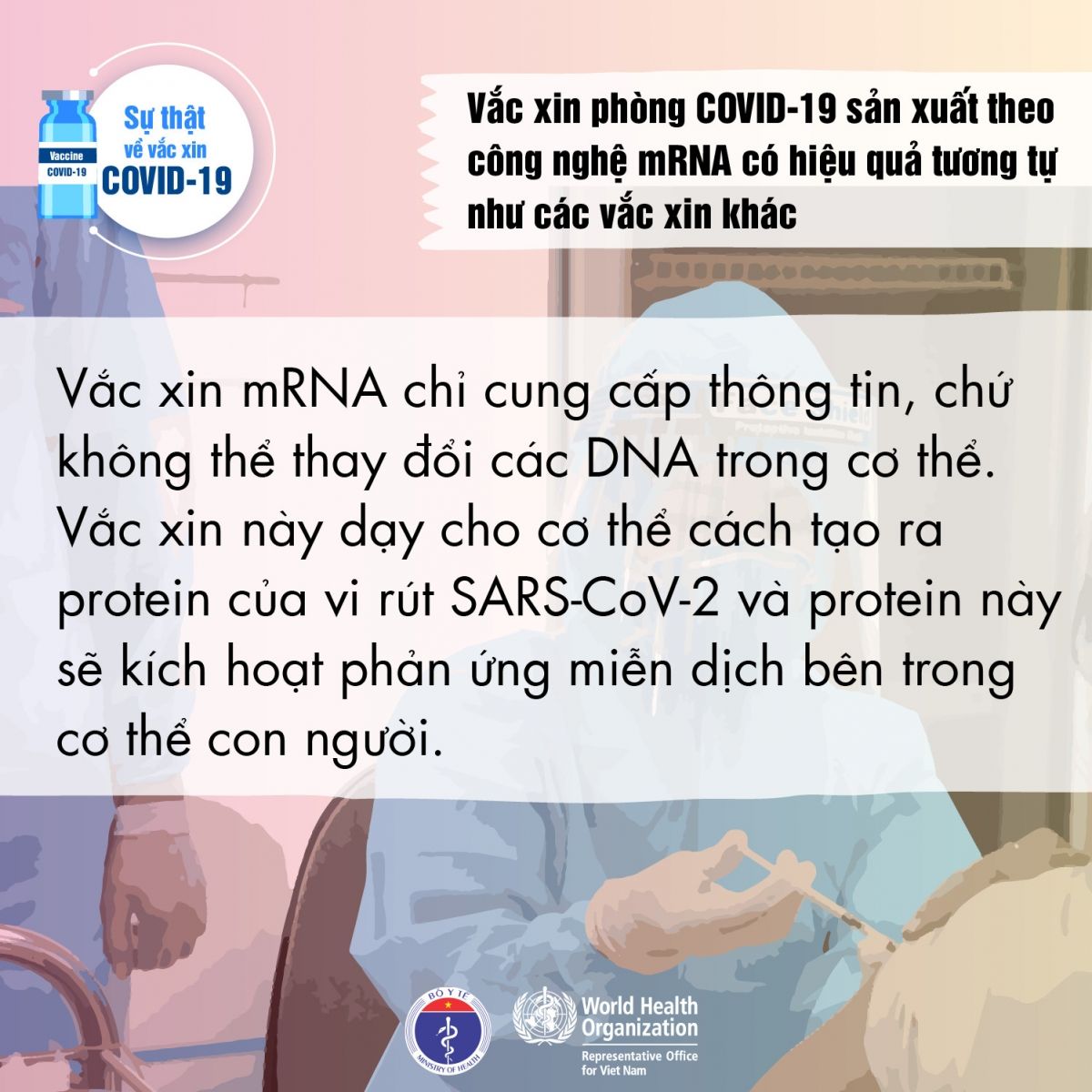 Tiêm vaccine phòng COVID-19 có giúp bảo vệ bạn khỏi ốm?