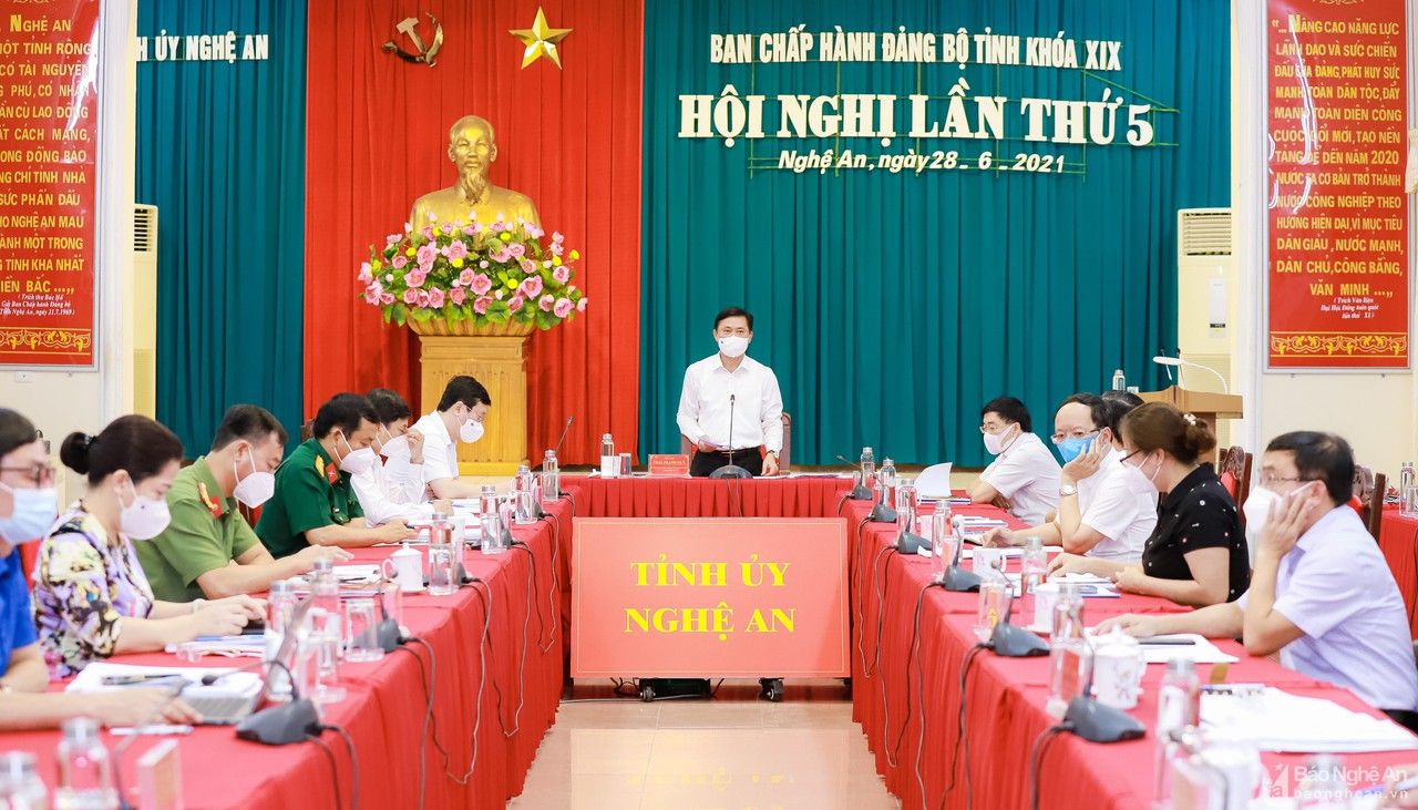 Nghệ An thông qua chương trình hành động thực hiện Nghị quyết Đại hội XIII của Đảng