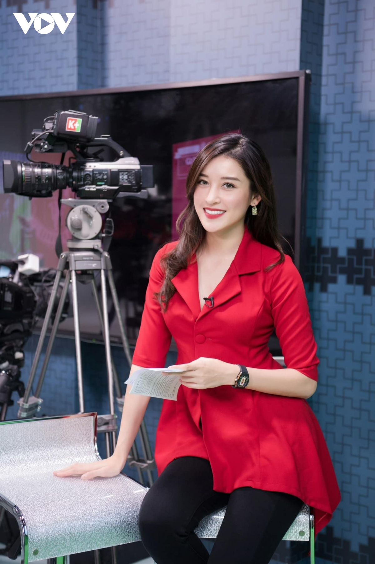 Á hậu Huyền My lấn sân sang lĩnh vực MC Thể thao