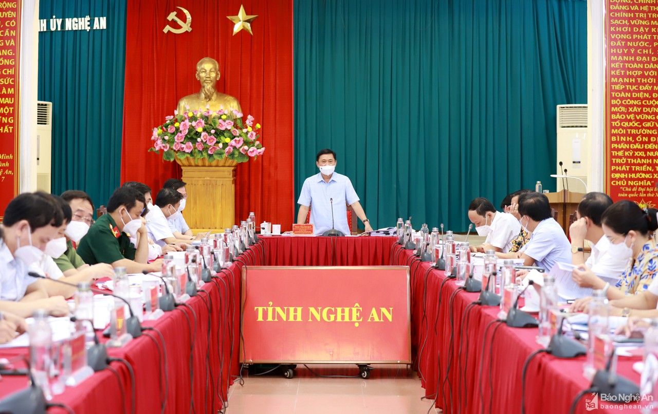 Ban Thường vụ Tỉnh ủy Nghệ An cho ý kiến về nhiệm vụ phát triển huyện Nam Đàn đến năm 2025