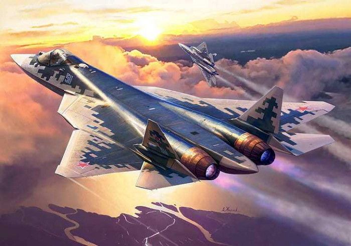 Hé lộ hình ảnh về phương án thiết kế máy bay Su-57 phiên bản hai chỗ ngồi