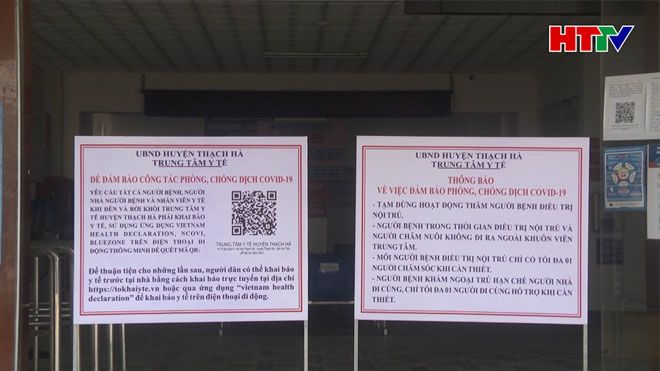 Tạm ngừng hoạt động thăm khám bệnh tại Bệnh viện Thạch Hà