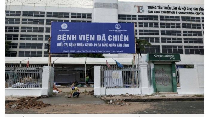 Bệnh viện dã chiến 1.000 giường điều trị Covid-19 đa tầng bắt đầu hoạt động