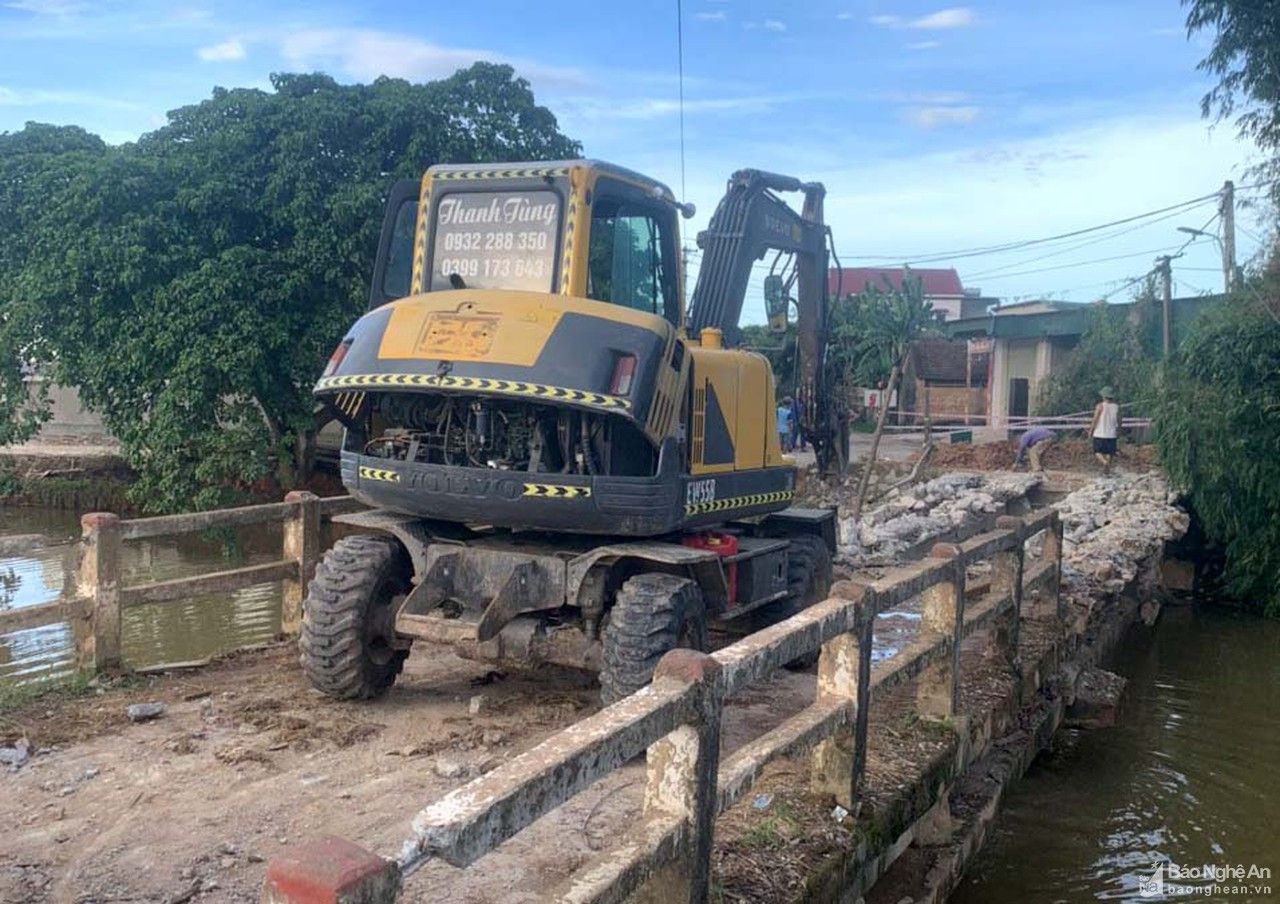 Cầu xuống cấp ở Yên Thành được đầu tư trên 13 tỷ đồng