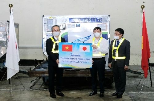 Nhật Bản tặng Việt Nam thêm 1 triệu liều vắc xin COVID-19