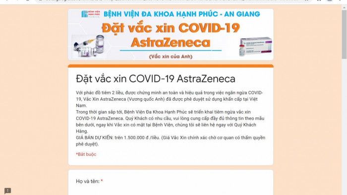 Một BV tư ở An Giang nhận tiêm dịch vụ vaccine Covid-19: Bộ Y tế nói gì?