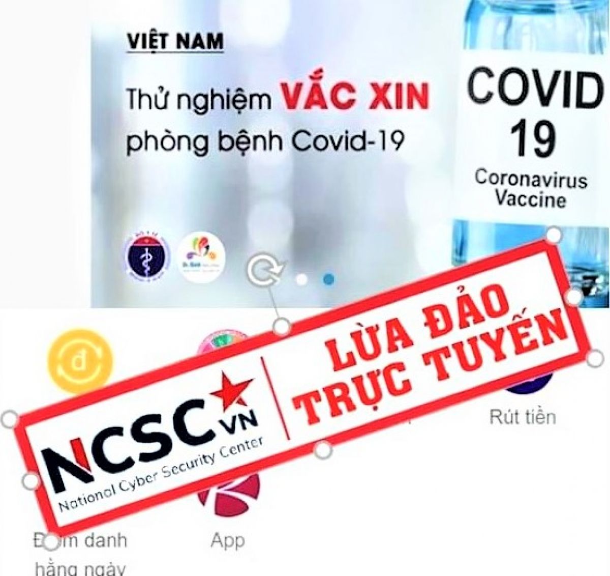 Cảnh giác lừa đảo online lợi dụng chiêu trò đầu tư vaccine Covid-19