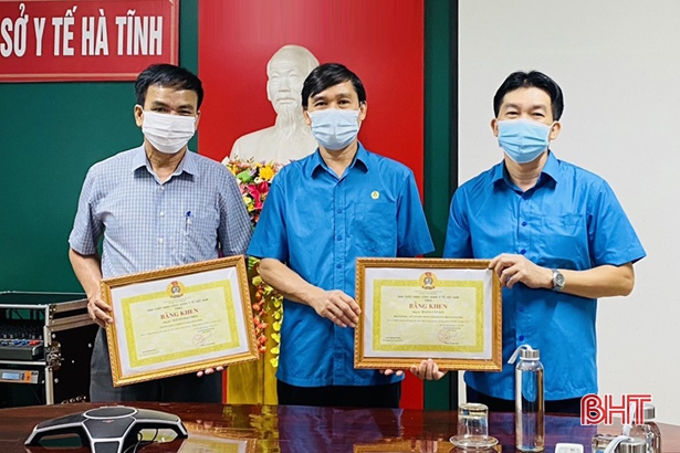 Hà Tĩnh có 6 y, bác sỹ được Công đoàn ngành Y tế Việt Nam tặng bằng khen