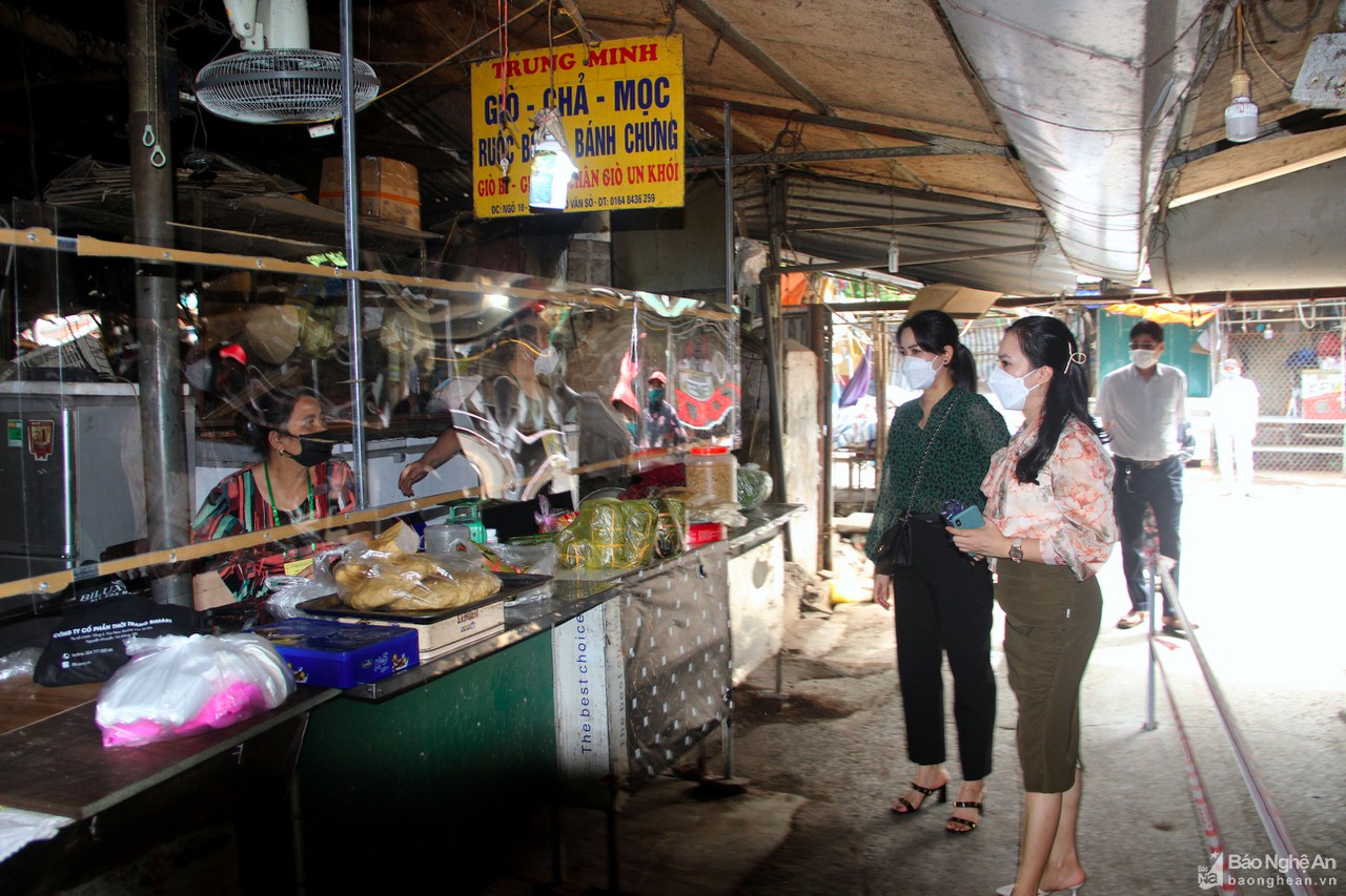 TP Vinh: Chợ Quang Trung chính thức hoạt động trở lại từ hôm nay (17/9)