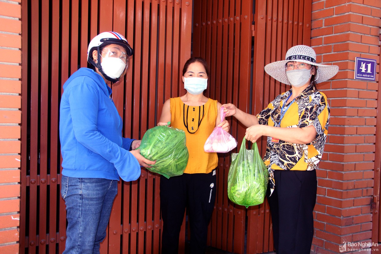 TP. Vinh đảm bảo thực phẩm cho người dân trong khu vực Chỉ thị 16 nâng cao