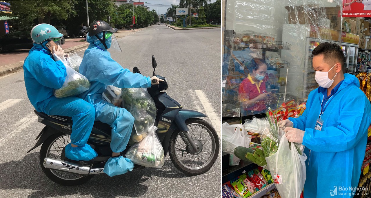 TP. Vinh đảm bảo thực phẩm cho người dân trong khu vực Chỉ thị 16 nâng cao