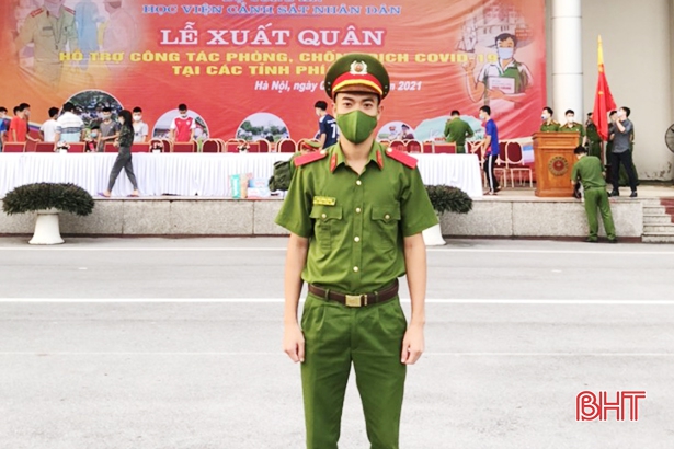 Học viên cảnh sát quê Hà Tĩnh kể chuyện chi viện cho “tâm dịch” Bắc Ninh và Bình Dương