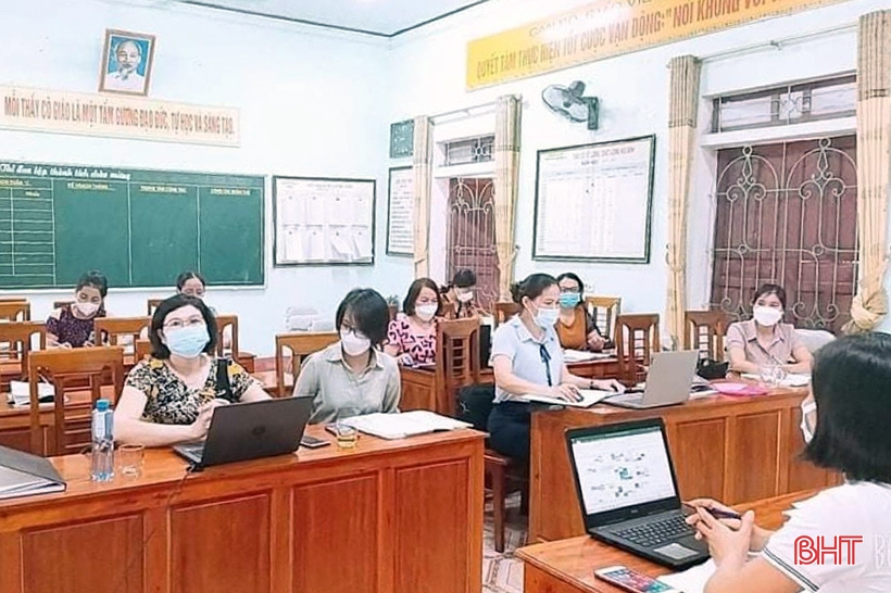 Các trường ở Hà Tĩnh cơ bản lựa chọn phương án dạy học trực tiếp 5-6 buổi/tuần