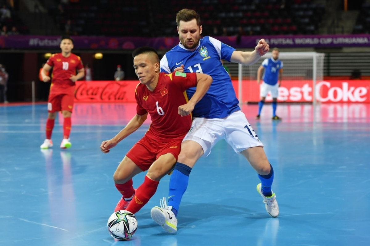 Toàn cảnh ĐT Futsal Việt Nam 1-9 ĐT Futsal Brazil: Chênh lệch đẳng cấp