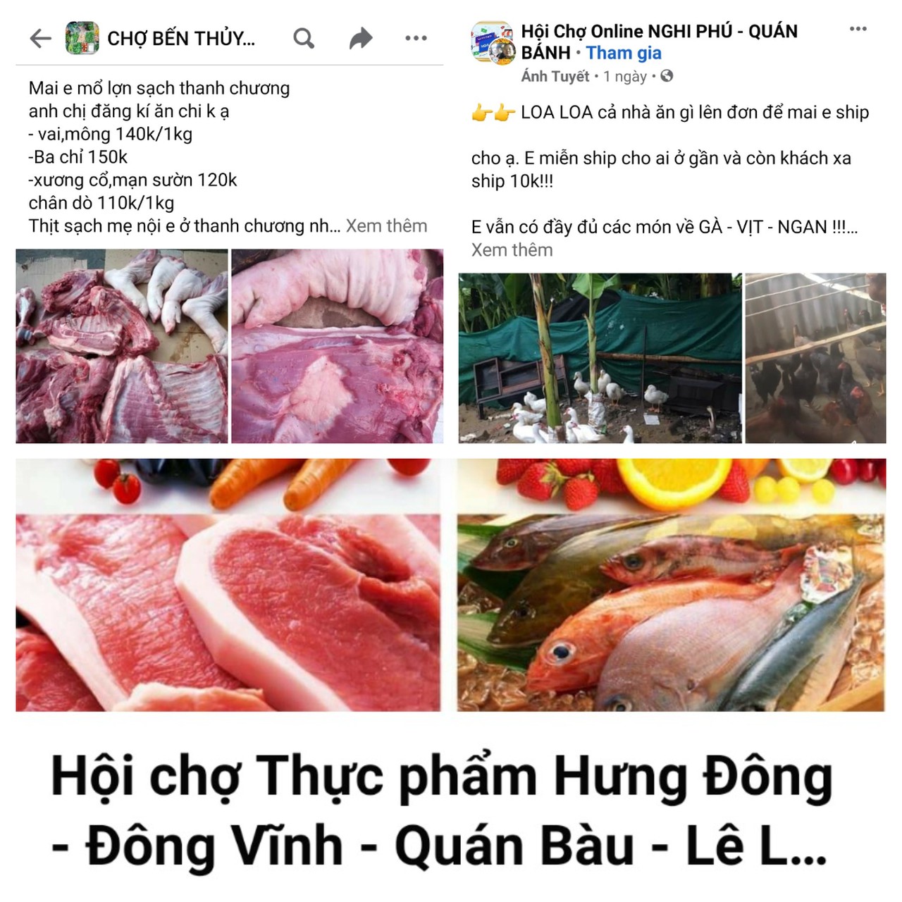 Tiểu thương chợ truyền thống Nghệ An 