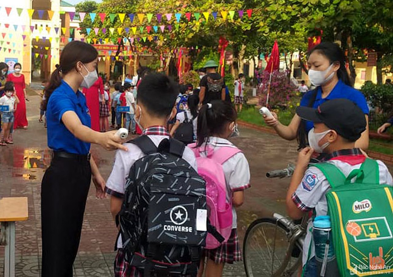 Nghệ An: Kế hoạch tựu trường cho học sinh mầm non và phương án dạy học theo Chỉ thị 15,16,19