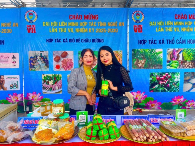 Hội chợ xanh kinh tế tập thể, hợp tác xã và làng nghề Nghệ An năm 2025: Kết nối sản xuất - mở rộng thị trường tiêu thụ