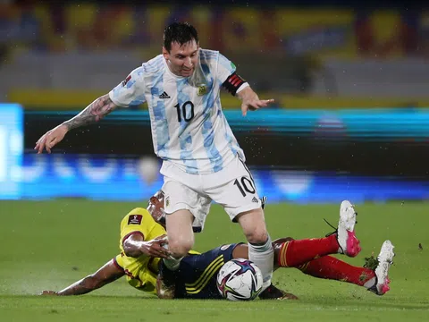 Messi phung phí cơ hội, Argentina bị Colombia cầm hòa ở vòng loại World Cup 2022