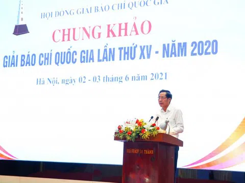 151 tác phẩm vào chung khảo Giải báo chí Quốc gia lần thứ XV- năm 2020