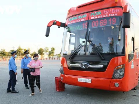 Cần Thơ tạm dừng thêm các chuyến xe đến 7 tỉnh, thành có dịch bệnh