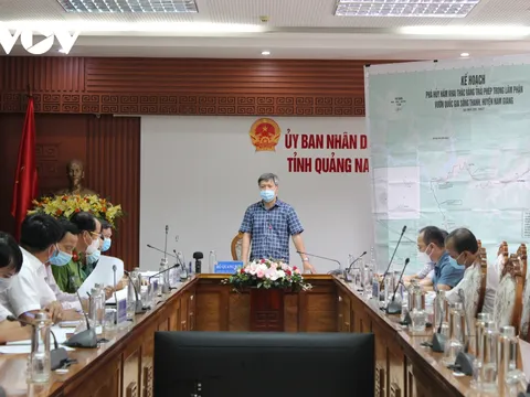 Quảng Nam chuẩn bị đánh sập các hầm vàng trong Vườn Quốc gia Sông Thanh