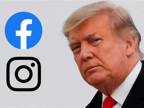 Tài khoản Facebook của ông Donald Trump bị khóa tới năm 2023